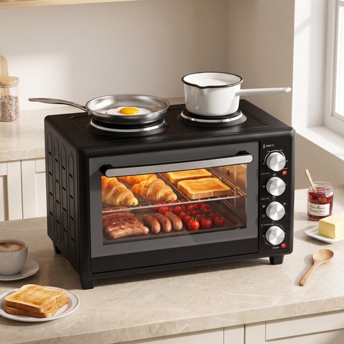 46l mini oven with dual - with,